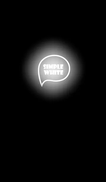 [LINE着せ替え] White Neon Theme vr.2 (jp)の画像1