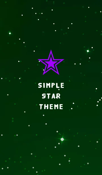 [LINE着せ替え] シンプル スター 010の画像1