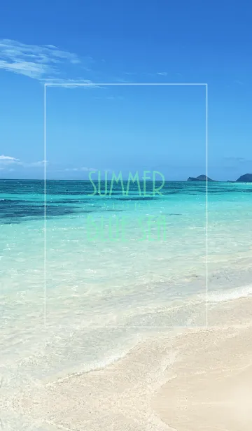 [LINE着せ替え] SUMMER BLUE SEA ALOHA 4.の画像1