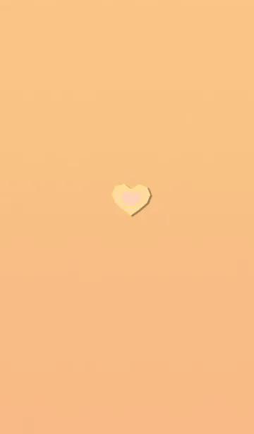 [LINE着せ替え] Orange yellow heart that changes lifeの画像1