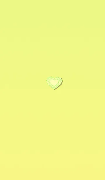 [LINE着せ替え] Green yellow heart that changes lifeの画像1