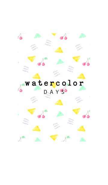 [LINE着せ替え] Watercolor days 01の画像1
