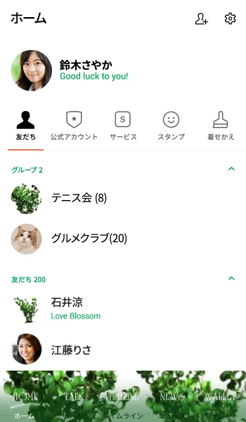 [LINE着せ替え] フィカス ベンジャミンバロックの画像2