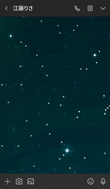 [LINE着せ替え] シンプル スター 012の画像3