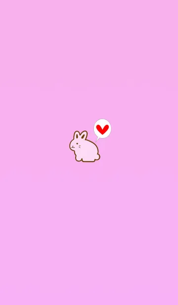 [LINE着せ替え] Love luck rabbit 11の画像1