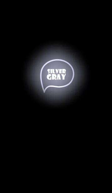 [LINE着せ替え] Silver Grey Neon Theme vr.2 (jp)の画像1