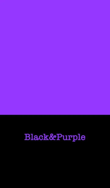 [LINE着せ替え] シンプル 紫と黒 ロゴ無し No.6-5の画像1