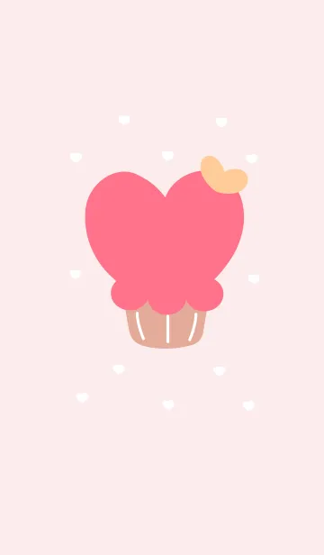 [LINE着せ替え] lovely heart cake 23の画像1