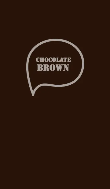 [LINE着せ替え] Love Chocolate Brown Vr.2 (jp)の画像1