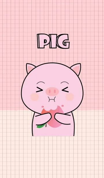 [LINE着せ替え] Minamal Cute Pig 2 (jp)の画像1