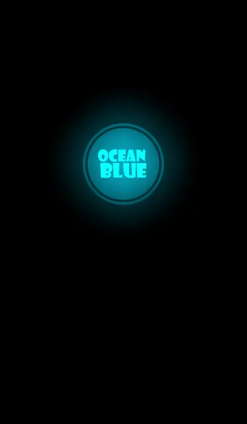 [LINE着せ替え] Ocean Blue In Black v.6 (jp)の画像1