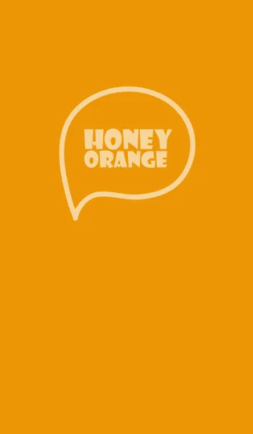 [LINE着せ替え] Love Honey Orange Vr2 (jp)の画像1
