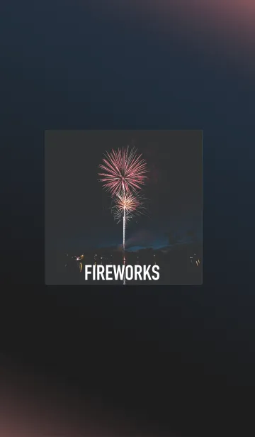 [LINE着せ替え] Season Photo FIREWORKSの画像1