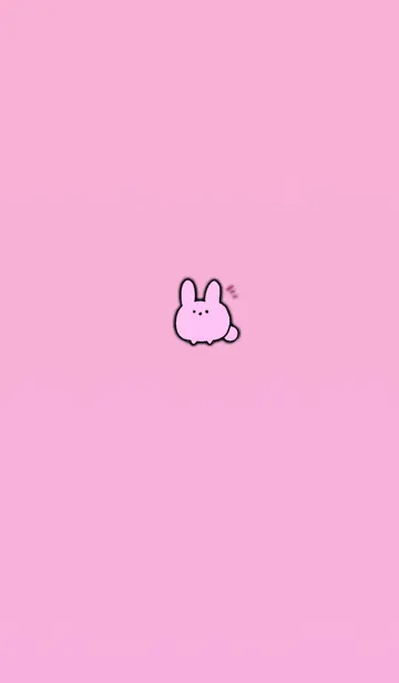 [LINE着せ替え] Simple mochi rabbit 1の画像1