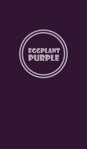 [LINE着せ替え] Love Eggplant Purple v.6 (jp)の画像1