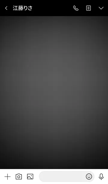 [LINE着せ替え] Gray In Black v.6 (jp)の画像3