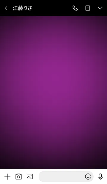 [LINE着せ替え] Purple Neon Theme vr.2 (jp)の画像3