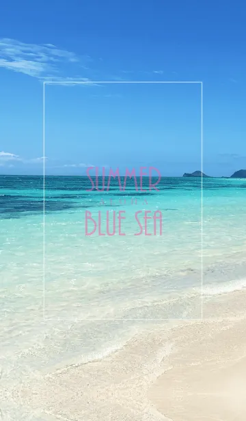 [LINE着せ替え] SUMMER BLUE SEA ALOHA 8.の画像1