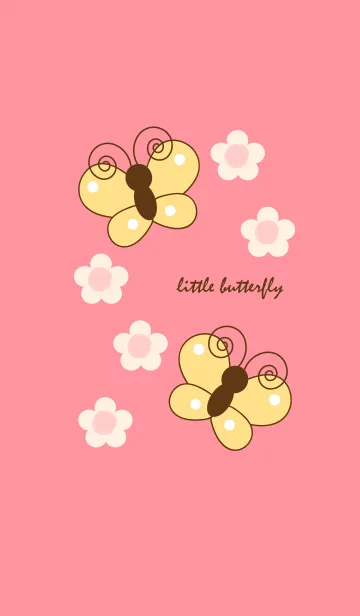 [LINE着せ替え] vintage butterfly theme 16の画像1