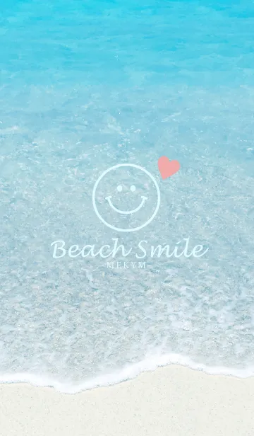 [LINE着せ替え] Love Beach Smile 34 -BLUE-の画像1