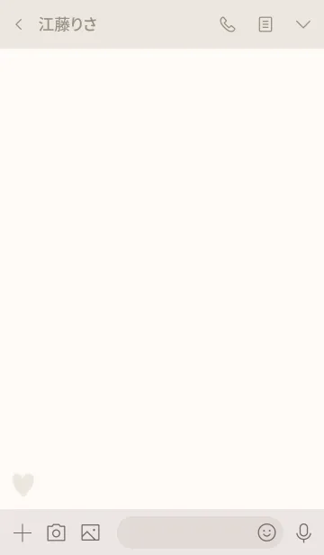 [LINE着せ替え] はーと しんぷる /べーじゅの画像3