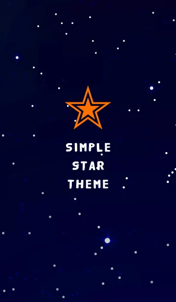 [LINE着せ替え] シンプル スター 014の画像1