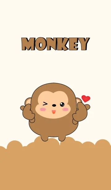 [LINE着せ替え] Emotion Love You Monkey (jp)の画像1