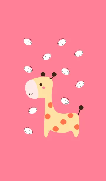 [LINE着せ替え] Cute giraffe 61 ^^の画像1