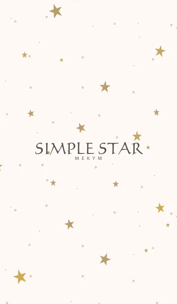 [LINE着せ替え] SIMPLE STAR -NATURAL YELLOW- 4の画像1