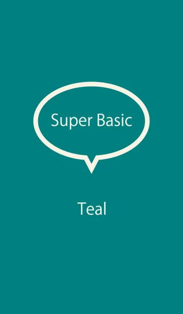 [LINE着せ替え] Super Basic Tealの画像1