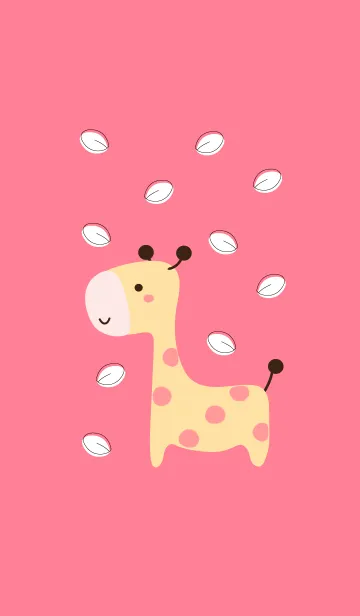 [LINE着せ替え] Cute giraffe 62 ^^の画像1