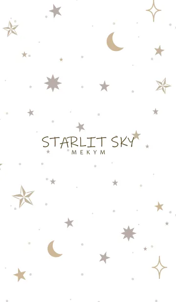 [LINE着せ替え] SIMPLE STARLIT SKY. -MEKYM- 20の画像1