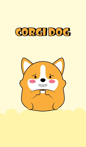[LINE着せ替え] Love Cute Cute Corgi Dog (jp)の画像1