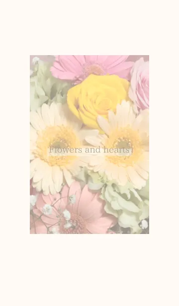 [LINE着せ替え] Flowers and hearts 22の画像1