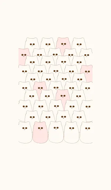 [LINE着せ替え] Group of cute meow meow 46の画像1