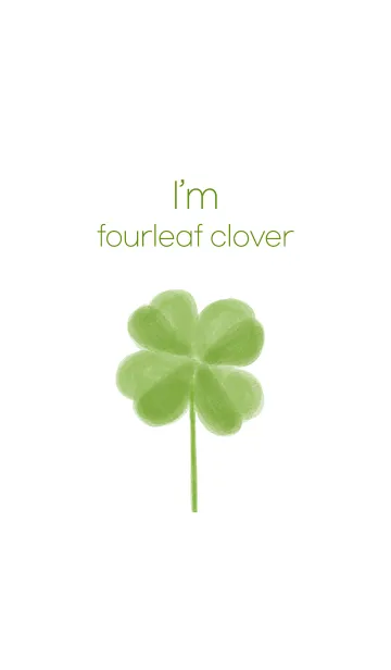 [LINE着せ替え] I'm a four-leaf cloverの画像1