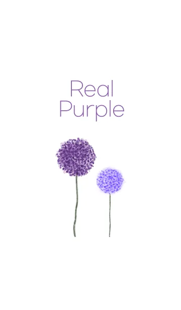 [LINE着せ替え] Real Purpleの画像1