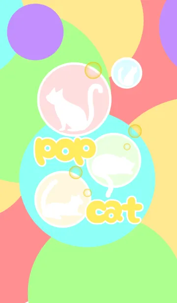 [LINE着せ替え] POP CAT.の画像1