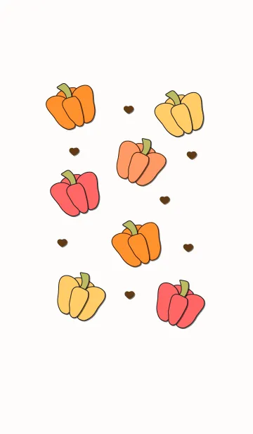 [LINE着せ替え] Bell pepper theme 27の画像1