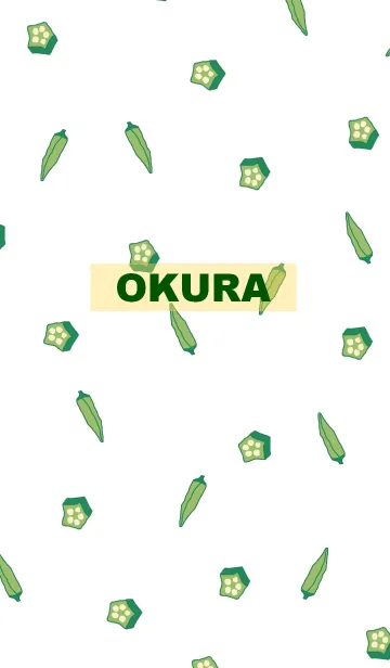 [LINE着せ替え] okura pattern/ greenの画像1
