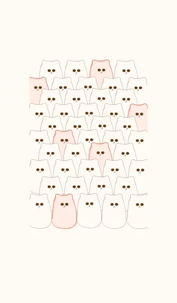 [LINE着せ替え] Group of cute meow meow 47の画像1