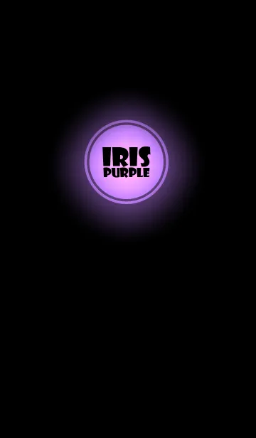 [LINE着せ替え] Iris Purple In Black v.6 (jp)の画像1