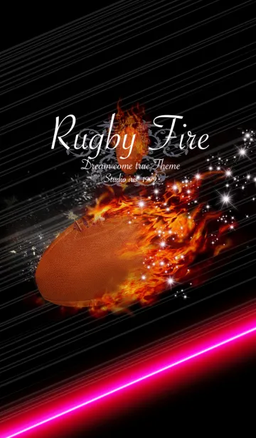 [LINE着せ替え] ラグビー 〜Rugby Fire〜の画像1