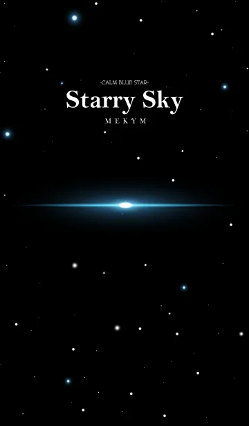 [LINE着せ替え] Starry Sky -CALM BLUE STAR-の画像1