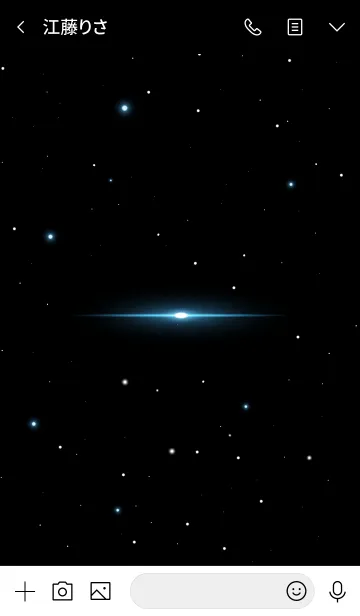 [LINE着せ替え] Starry Sky -CALM BLUE STAR-の画像3