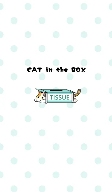 [LINE着せ替え] CAT in the BOX【三毛猫】の画像1