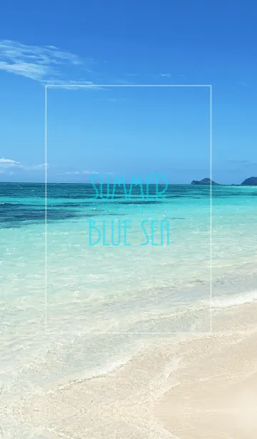 [LINE着せ替え] SUMMER BLUE SEA ALOHA 12.の画像1