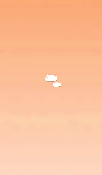 [LINE着せ替え] Simple and lucky rabbit 1の画像1