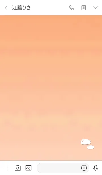 [LINE着せ替え] Simple and lucky rabbit 1の画像3