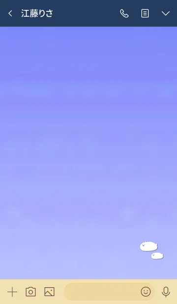 [LINE着せ替え] Simple and lucky rabbit 7の画像3